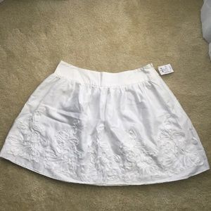 Charlotte Russe Summer White Skirt